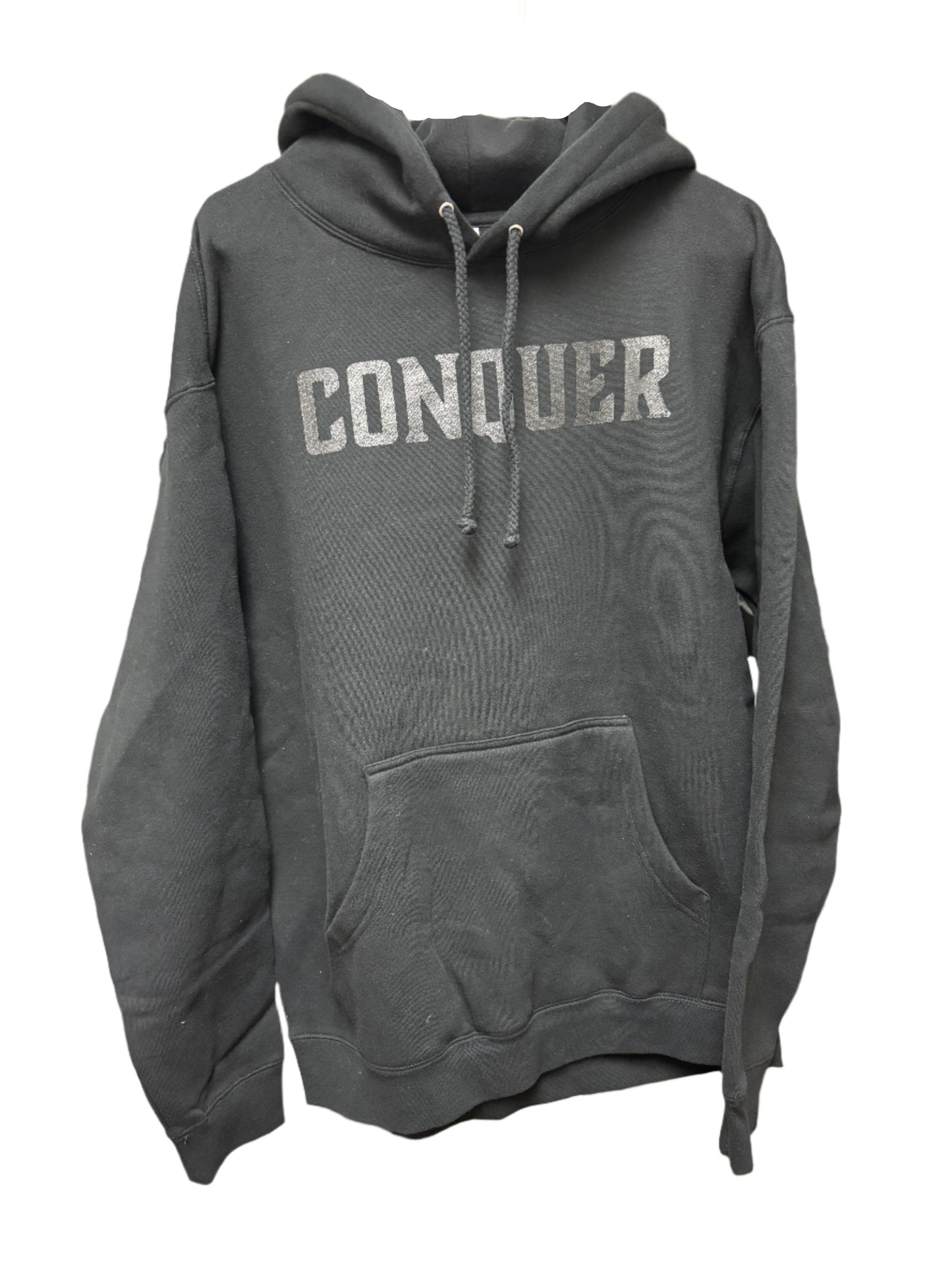 Conquer Gothic Cross Hoodie